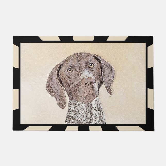 German Shorthaired Pointer Painting - Dog Art Doormat (Front)