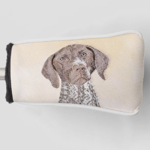 German Shorthaired Pointer Painting - Dog Art Golf Head Cover