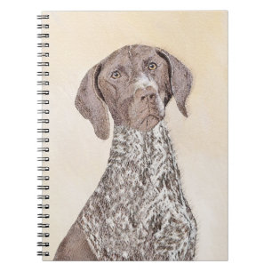German Shorthaired Pointer Painting - Dog Art Notebook