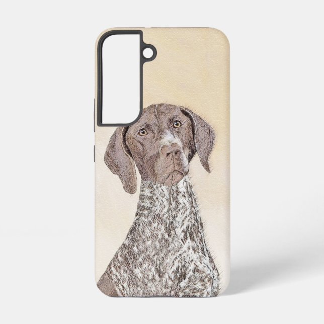 German Shorthaired Pointer Painting - Dog Art Samsung Galaxy S22 Case (Back)