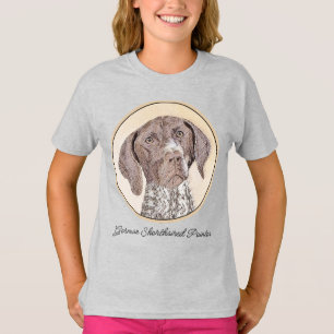 German Shorthaired Pointer Painting - Dog Art T-Shirt