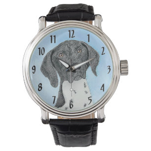 German Shorthaired Pointer Painting - Dog Art Watch