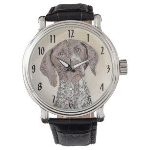 German Shorthaired Pointer Painting - Dog Art Watch