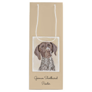 German Shorthaired Pointer Painting - Dog Art Wine Gift Bag