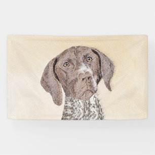 German Shorthaired Pointer Painting - Original Art Banner