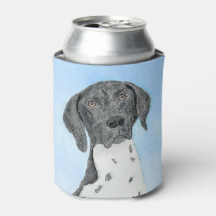 German Shorthaired Pointer Painting - Original Art Can Cooler