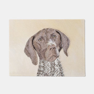 German Shorthaired Pointer Painting - Original Art Doormat