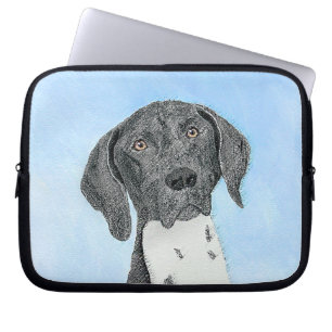 German Shorthaired Pointer Painting - Original Art Laptop Sleeve