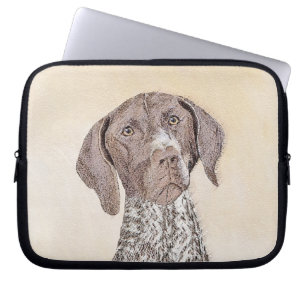 German Shorthaired Pointer Painting - Original Art Laptop Sleeve
