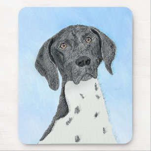 German Shorthaired Pointer Painting - Original Art Mouse Pad