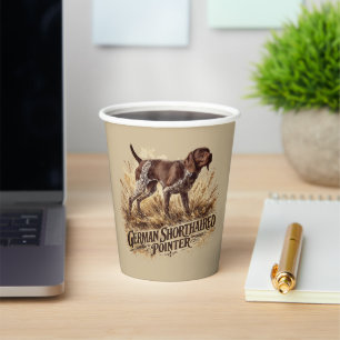  German Shorthaired Pointer  Paper Cups
