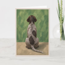 German Shorthaired Pointer Pet Sympathy Card