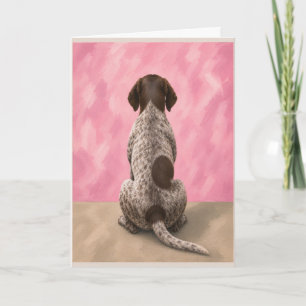 German Shorthaired Pointer Pet Sympathy Card