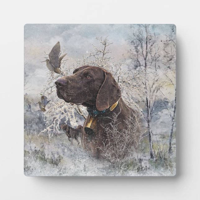 German Shorthaired Pointer Plaque (Front)