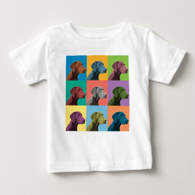 German Shorthaired Pointer Pop-Art Infant T-Shirt (Front)