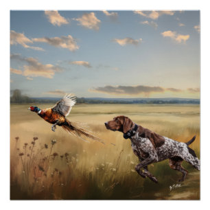 German Shorthaired Pointer Poster