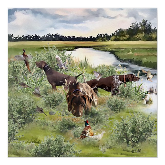 German Shorthaired pointer   Poster (Front)