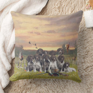 German Shorthaired Pointer Puppies   Cushion