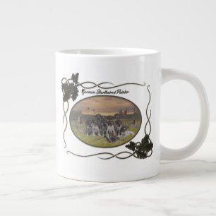 German Shorthaired Pointer Puppies Large Coffee Mug