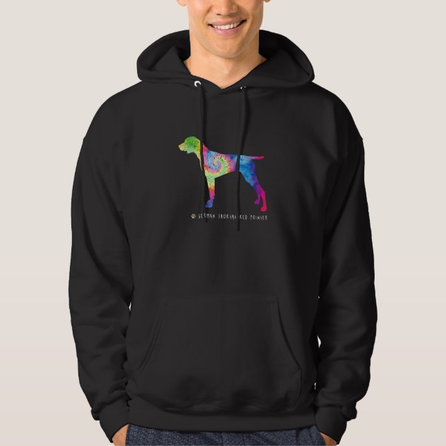 German Shorthaired Pointer Puppy Pet Dog Owner Hip Hoodie (Front)