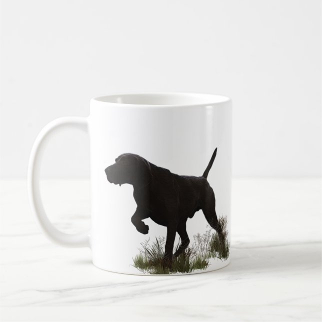 German Shorthaired Pointer ready to hunt Gift Box  Coffee Mug (Left)