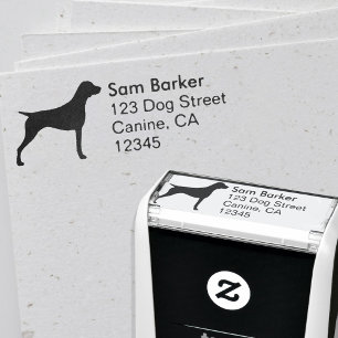 German Shorthaired Pointer Return Address Self-inking Stamp