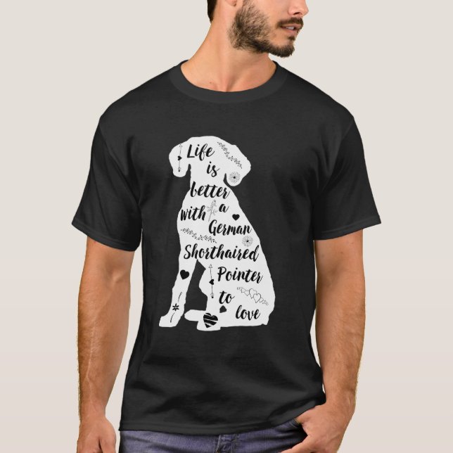 German Shorthaired Pointer Shirt Design For Gsp Do (Front)