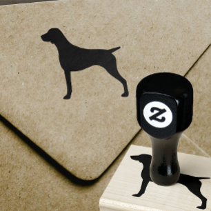 German Shorthaired Pointer Silhouette Rubber Stamp