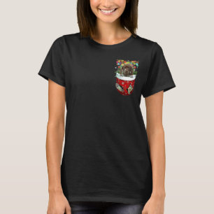 German Shorthaired Pointer Snow Pocket Dogs Chris T-Shirt
