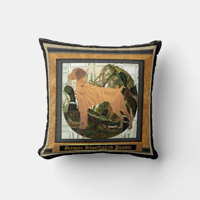 German Shorthaired Pointer Sport Cushion (Front)