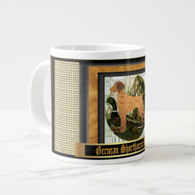 German Shorthaired Pointer Sport Large Coffee Mug (Front Left)