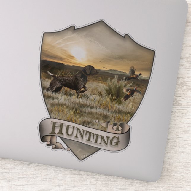 German Shorthaired Pointer    Sticker (Detail)