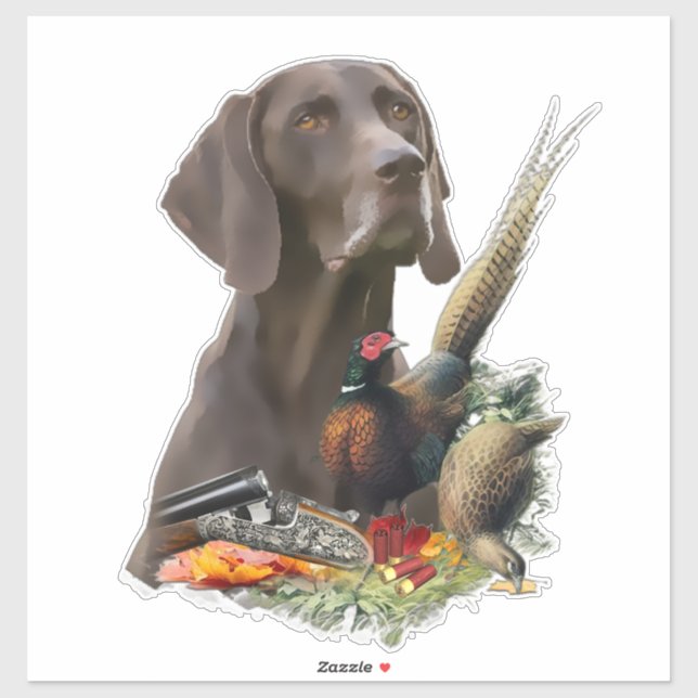 German Shorthaired Pointer    Sticker (Sheet)