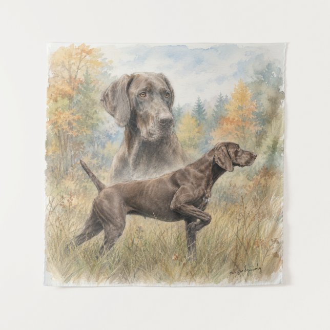 German Shorthaired Pointer  Tapestry (Front)