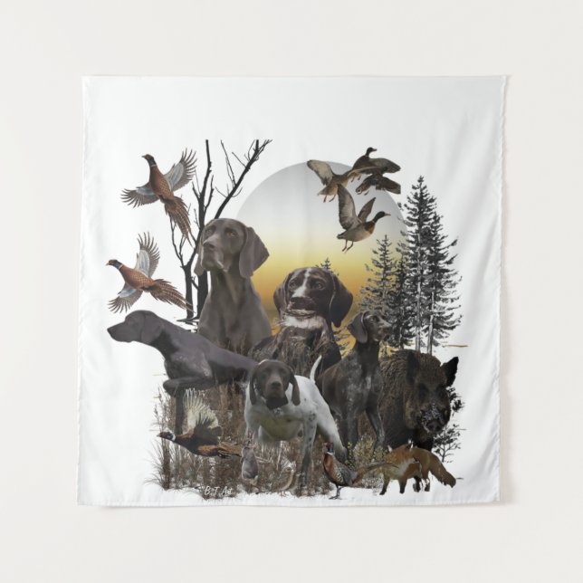 German Shorthaired Pointer  Tapestry (Front)