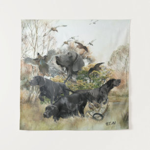 German Shorthaired pointer   Tapestry