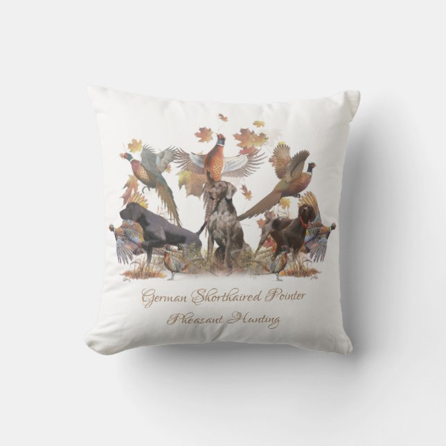 German Shorthaired Pointer Tapestry Cushion (Front)