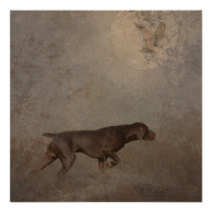 German Shorthaired Pointer Tapestry Poster