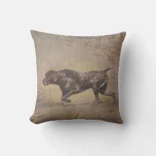German Shorthaired Pointer Tapestry Poster Acrylic Cushion