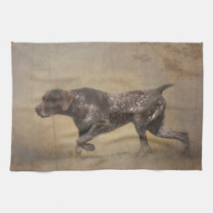 German Shorthaired Pointer Tapestry Poster Acrylic Tea Towel