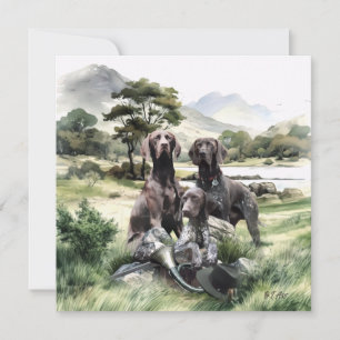German Shorthaired Pointer Thank You Card