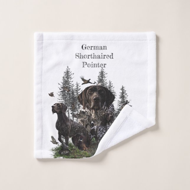 German Shorthaired Pointer     Wash Cloth (Wash Cloth)