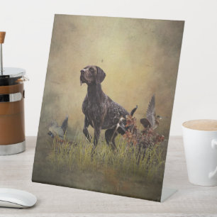 German Shorthaired Pointer   Wooden Box Sign