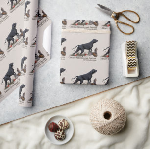 German Shorthaired Pointer, ZACHAR Tapestry Poster Wrapping Paper