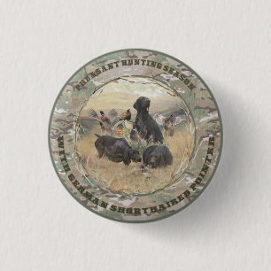 German Shorthaired Pointers  3 Cm Round Badge