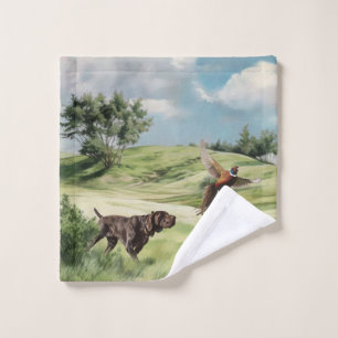 German Shorthaired Pointers Bath Towel Set