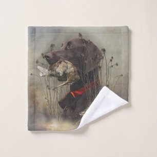 German Shorthaired Pointers Bath Towel Set