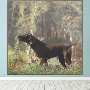German Shorthaired Pointers Canvas Print