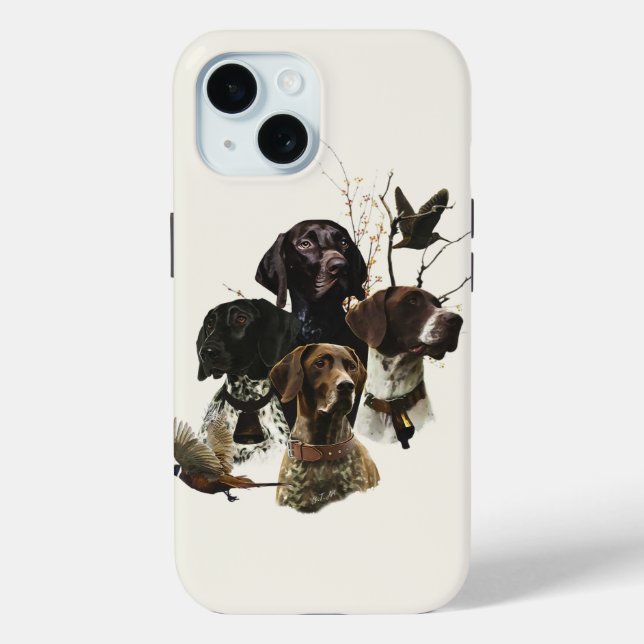 German Shorthaired Pointers  Case-Mate iPhone Case (Back)