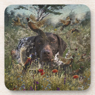 German Shorthaired Pointers Coaster